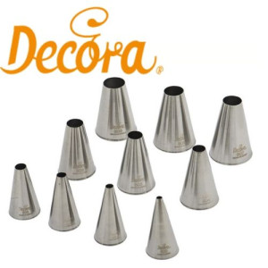 Decora Set of Round Nozzles - Set of 10