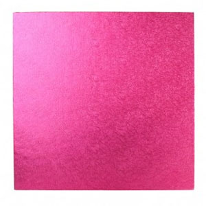 Square Cerise Pink Drum 12"