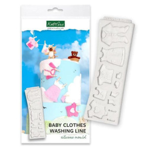 Katy Sue Baby Clothes Washing Line Mould