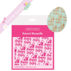 Sweet Stencils - Easter Bunny Script