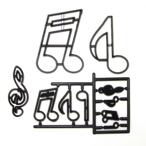 Patchwork Cutters - Ex Large Music Notes