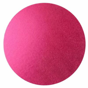 Round Cerise Pink Drum 12"