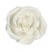 50mm White Sugar Soft Roses Pk/10