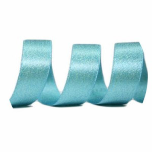 15mm Turquoise Sparkle Ribbon