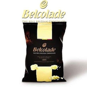 1kg Belcolade Belgian White Chocolate 31% (New Price €14.95)