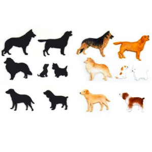 Patchwork Cutters Dog Silhouette Set 1