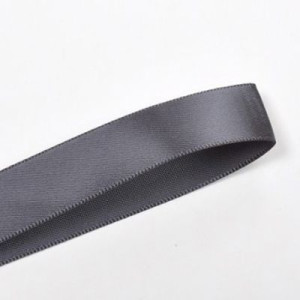 15mm Charcoal Ribbon