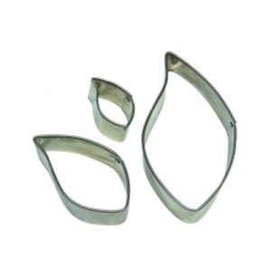 PME Stainless Steel Leaf Cutters Set/3