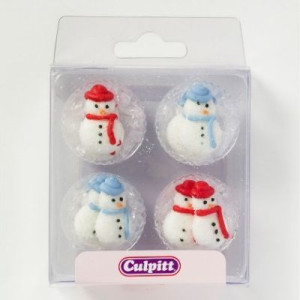 Culpitt Snowman Sugar Pipings Pk/12